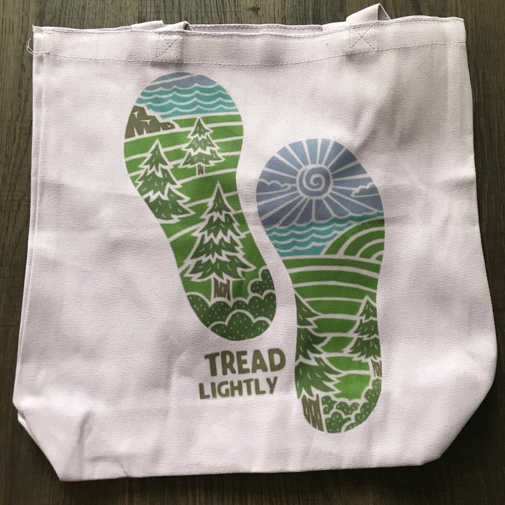 Tread Lightly tote bag